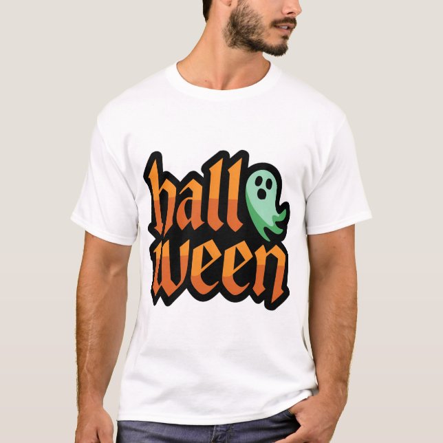 Camiseta El fantasma verde | Cultura de Halloween (Anverso)