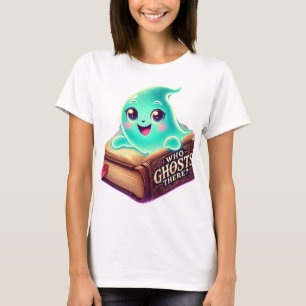 Camiseta El fantasma y el libro embrujado - Un diseño adora