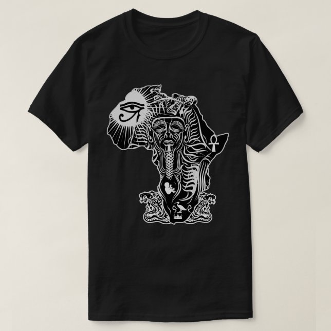 Camiseta El faraón nubio (Diseño del anverso)
