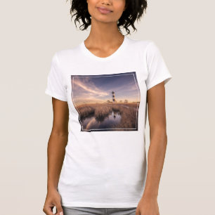 Camiseta El Faro De La Isla Bodie Al Amanecer