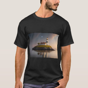 Camiseta El faro resplandece por el mar