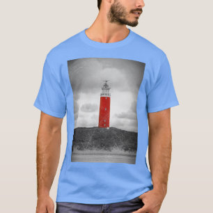 Camiseta El faro rojo de Eierland Texel Países Bajos