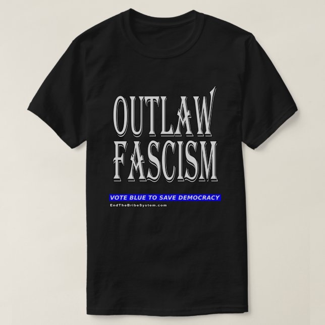 Camiseta El fascismo ilegal (Diseño del anverso)