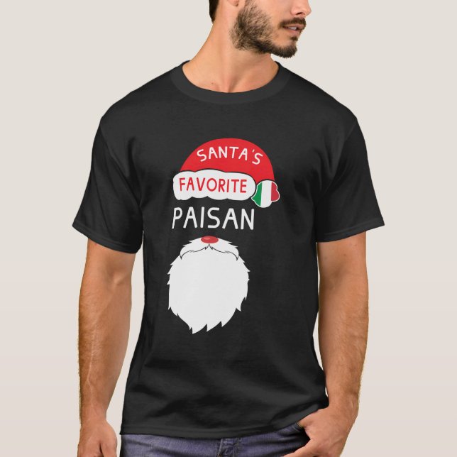 Camiseta El Favorito Cristo Orgullo Italiano Paisano Funny  (Anverso)