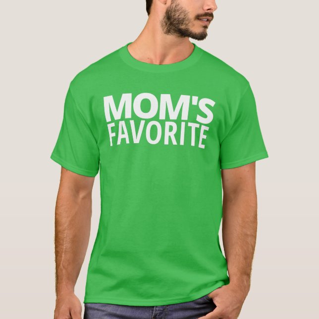 CAMISETA EL FAVORITO DE MAMÁ (Anverso)