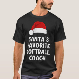 Camiseta El favorito de Santa de Navidad Coach suave divert