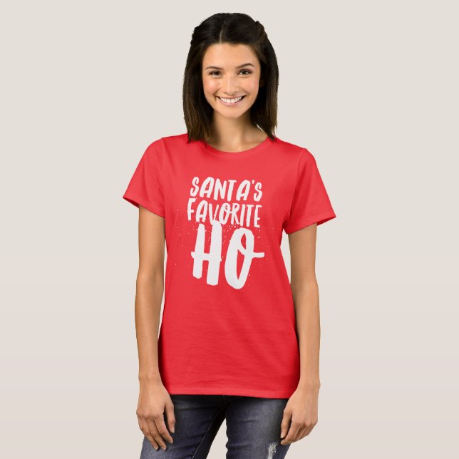 Camiseta El favorito de Santa Ho (Anverso completo)