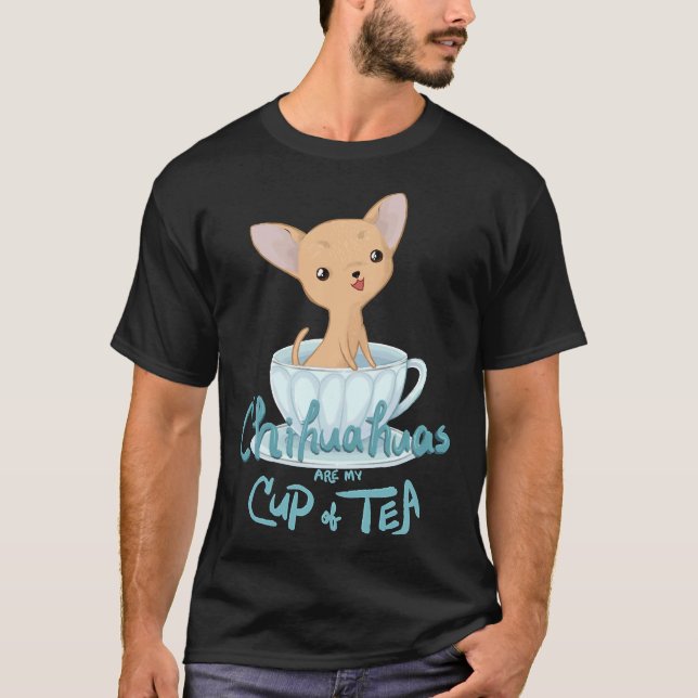 Camiseta El Fawn Teacup Chihuahuas Es Mi Té (Anverso)