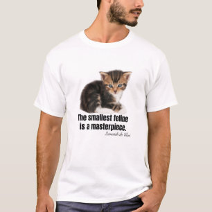 Camiseta El felino más pequeño es una obra maestra.