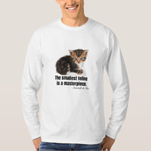 Camiseta El felino más pequeño es una obra maestra.