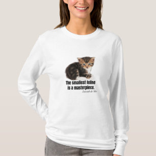 Camiseta El felino más pequeño es una obra maestra.