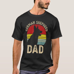 Camiseta El feliz día del padre del pastor alemán