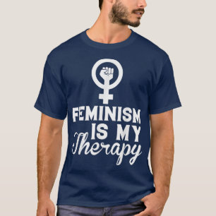 Camiseta El feminismo es mi terapia, la feminista 1263