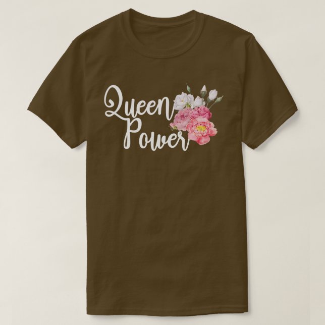 Camiseta El feminismo feminista del poder de la reina Derec (Diseño del anverso)