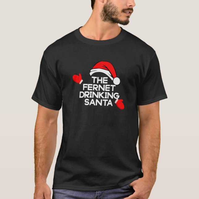 Camiseta El Fernet Bebe Santa Funny Navidades Fiesta Su (Anverso)