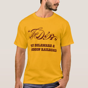 Camiseta El ferrocarril de Delaware y del Hudson