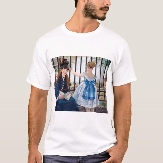 Camiseta El ferrocarril, Edouard Manet (Anverso)