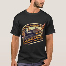 Camiseta El Ferrocarril Original: Museo B&O, Baltimore MD
