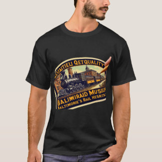 Camiseta El Ferrocarril Original: Museo B&O, Baltimore MD