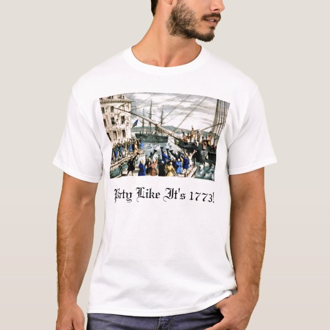 Camiseta ¡El fiesta como él es 1773! (Anverso)