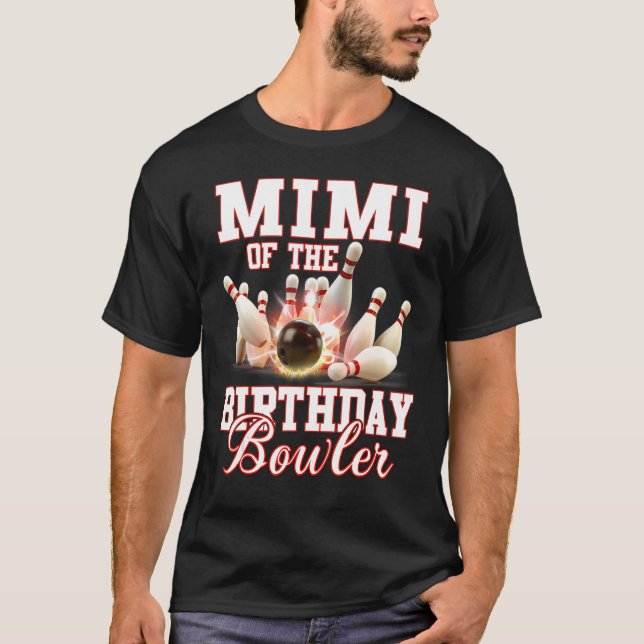 Camiseta El Fiesta De Bolos De Niños Mimi Del Bote De Cumpl (Anverso)