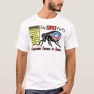 Camiseta El fiesta de la pulga: Ocupe Wall Street