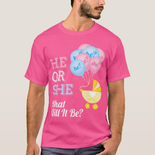 Camiseta El Fiesta De Nacimiento De Género Revela Lo Que Se