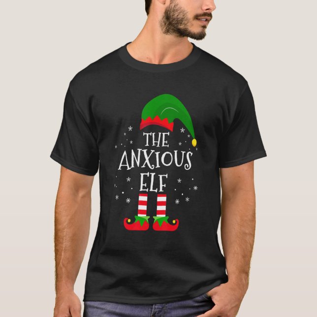 Camiseta El Fiesta de Navidades familiares equivalentes a E (Anverso)