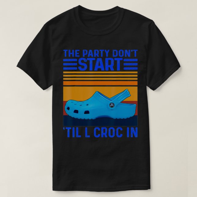 Camiseta El Fiesta no empieza hasta que se cruza (Diseño del anverso)
