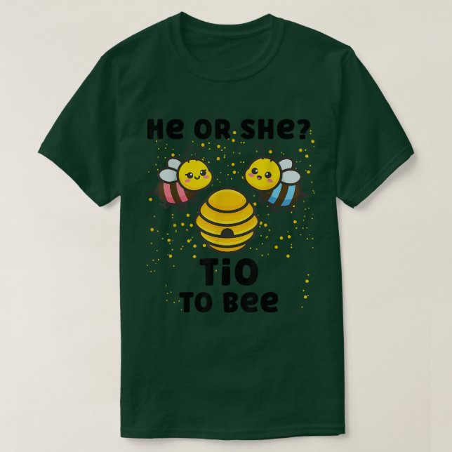 Camiseta El Fiesta Que Él O Ella Tio A (Diseño del anverso)