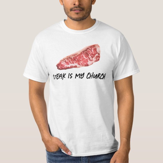 Camiseta El filete es mi iglesia (Anverso)