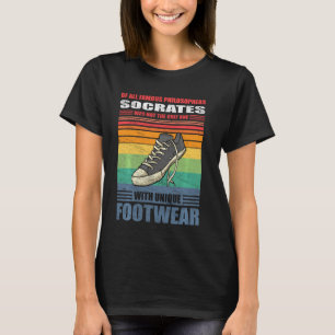Camiseta El filósofo de tenis Sneakers Sócrates Shoes Casua