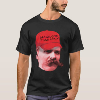 Camiseta El filósofo Nietzsche Trump Gorra Dios muerto