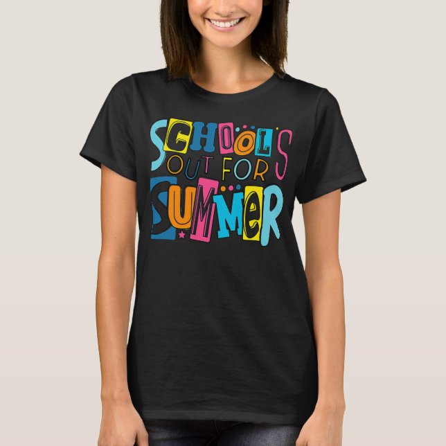 Camiseta El fin de año de la escuela para el verano pasado (Anverso)