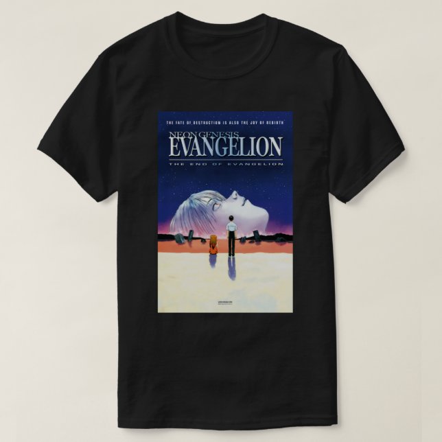 Camiseta El fin de Evangelion [ALTA CALIDAD] (Diseño del anverso)