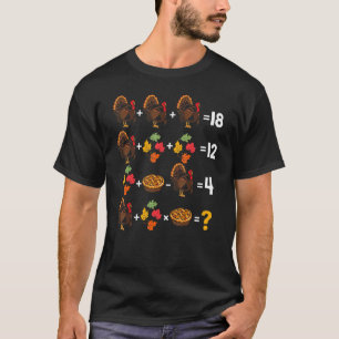 Camiseta El Fin De Semana De Acción De Gracias Math Teacher