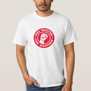 Camiseta El fin del Apartheid en Palestina Libre