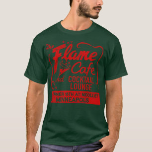 Camiseta El Flame Cafe y el Cocktail Lounge Retro Defunct M