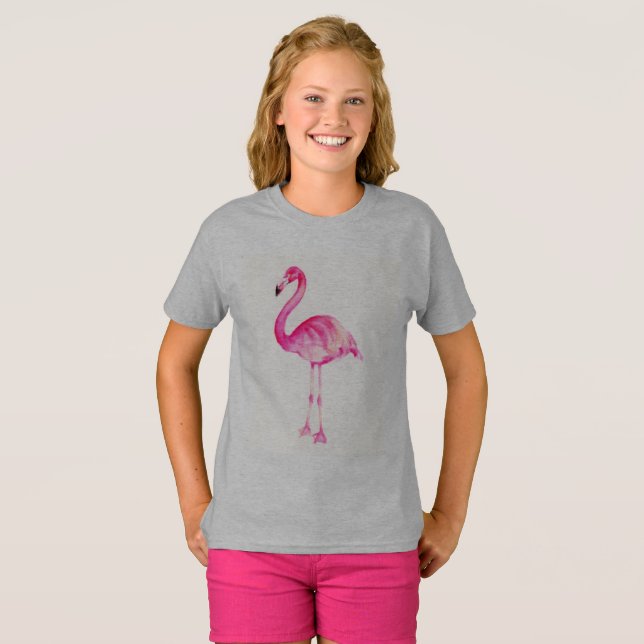 Camiseta El flamenco rosado (Anverso completo)