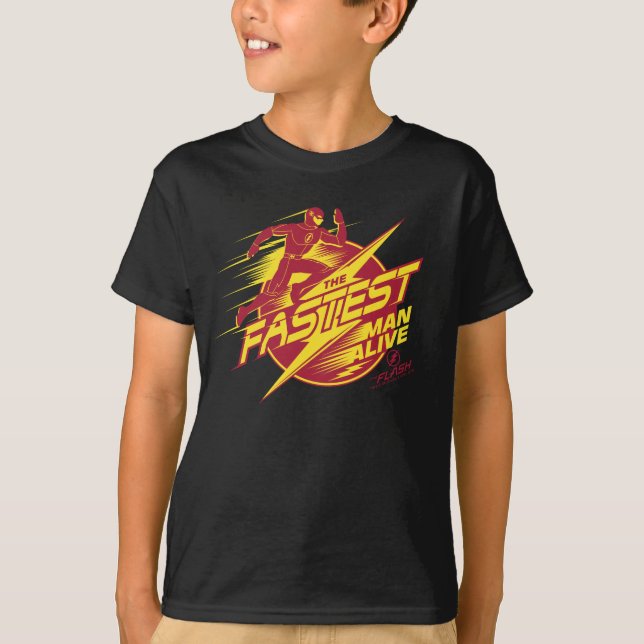 Camiseta El Flash | El hombre más rápido vivo (Anverso)