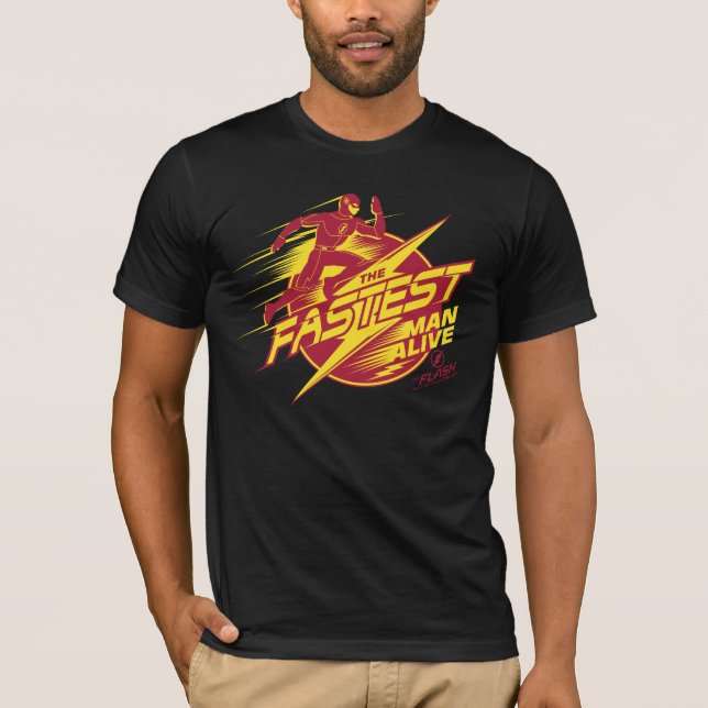 Camiseta El Flash | El hombre más rápido vivo (Anverso)