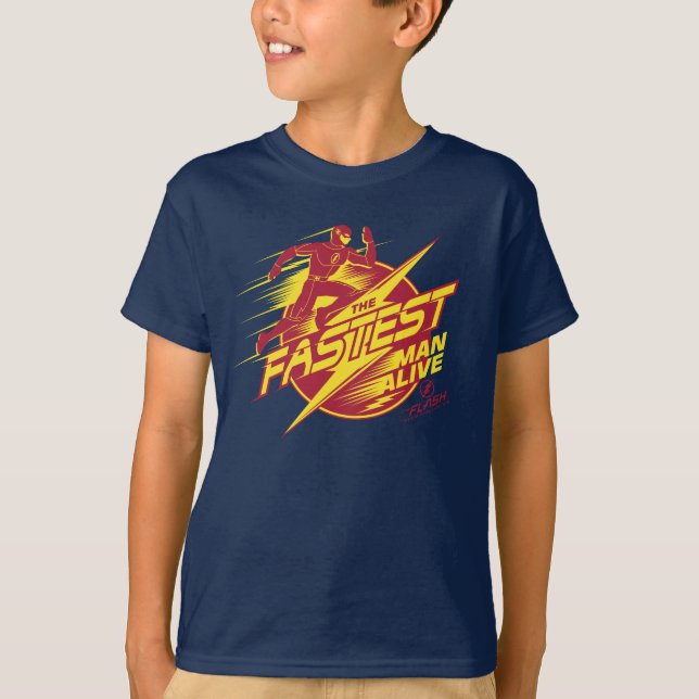 Camiseta El Flash | El hombre más rápido vivo (Anverso)