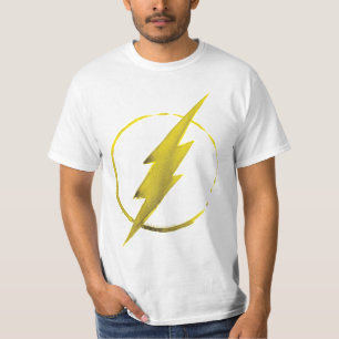 Camiseta El Flash  Emblema del pecho amarillo