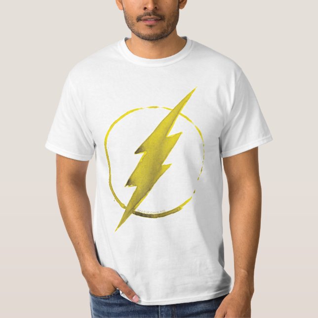 Camiseta El Flash | Emblema del pecho amarillo (Anverso)