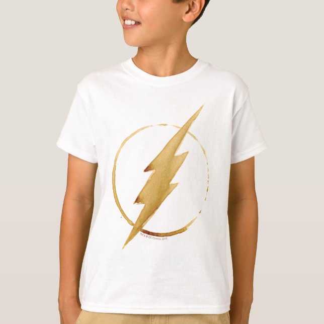 Camiseta El Flash | Emblema del pecho amarillo (Anverso)