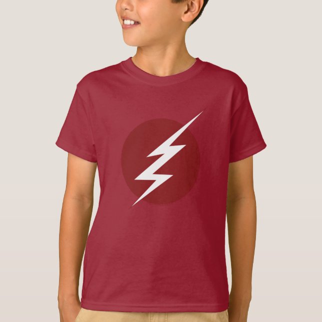 Camiseta El Flash | Logo de Lightning Bolt (Anverso)