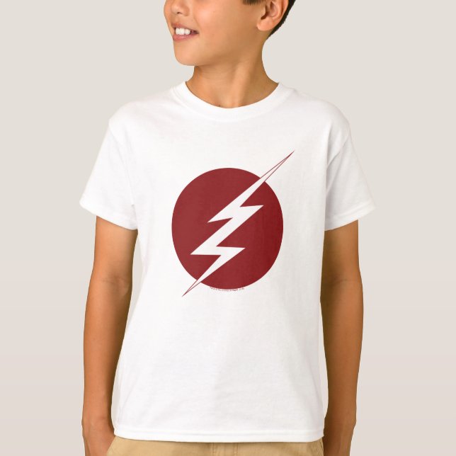 Camiseta El Flash | Logo de Lightning Bolt (Anverso)