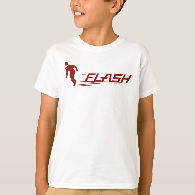 Camiseta El Flash | Logotipo del nombre del superhéroe (Anverso)