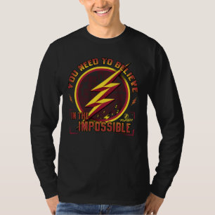 Camiseta El Flash   Necesita Creer En Lo Imposible