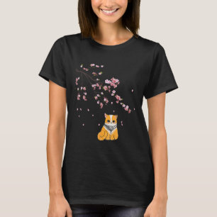 Camiseta El flujo de cerezo de cerezo en cuclillas de Pales